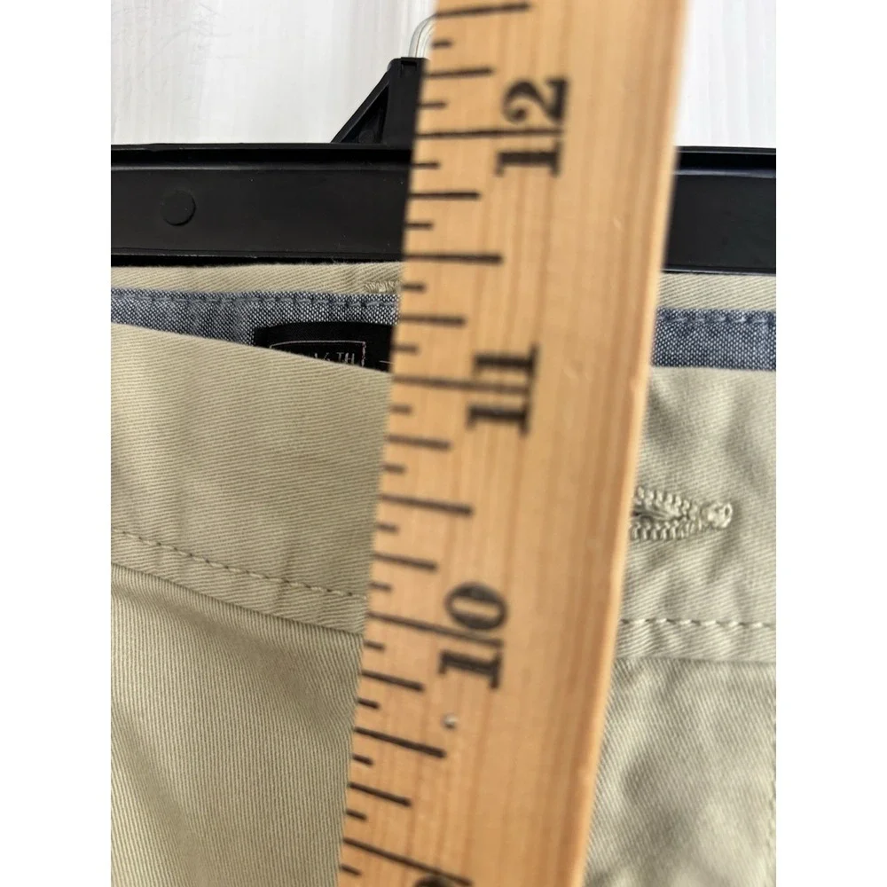 14th & Union Men's Slim Fit Pants 38x31 Khaki‎ Chinos Pockets Preppy Cotton NWOT